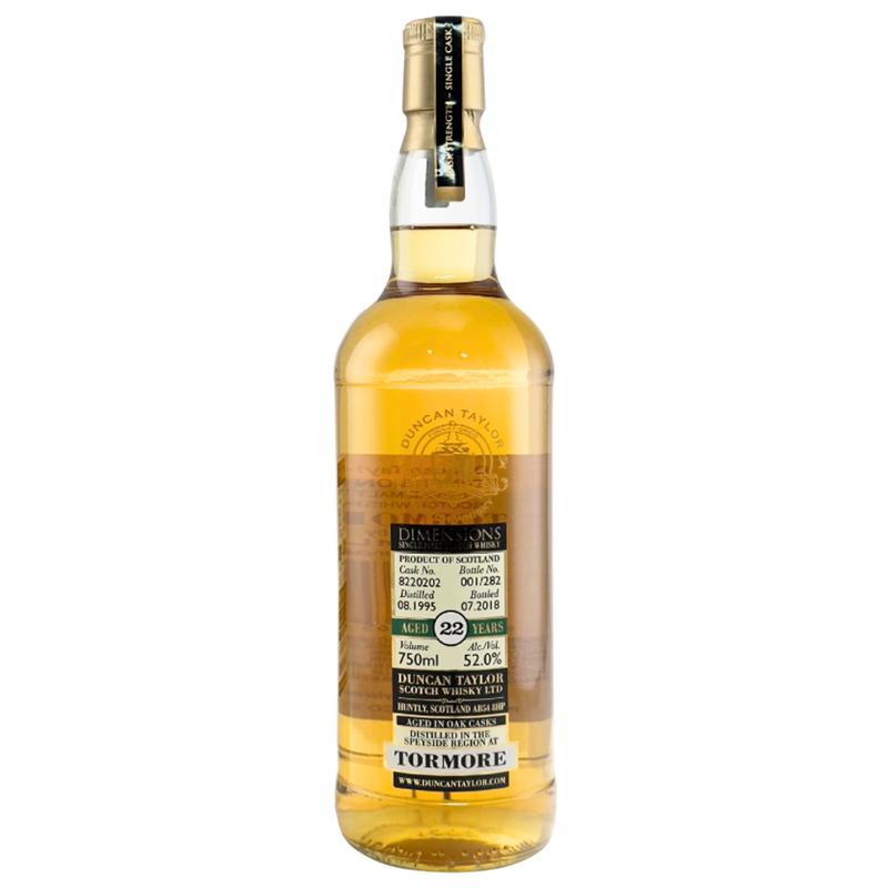 Tormore 22 Year Old 1995 Dimensions