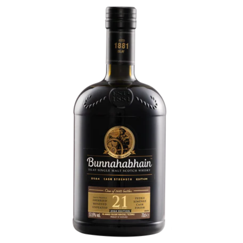 Bunnahabhain 21 Year Old Cask Strength 2024 Edition