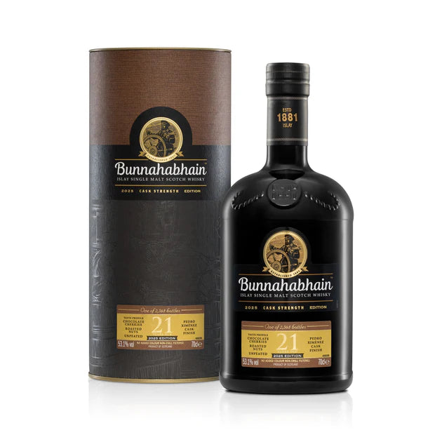 Bunnahabhain 21 Year Old Cask Strength 2025