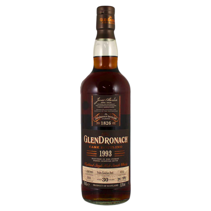 The Glendronach 30 Year Old 1993 Single Cask