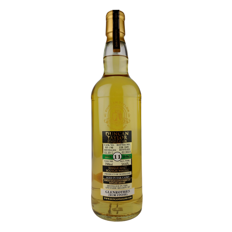 Duncan Taylor Single Cask Glenrothes 11 Year Old Rum Cask Finish
