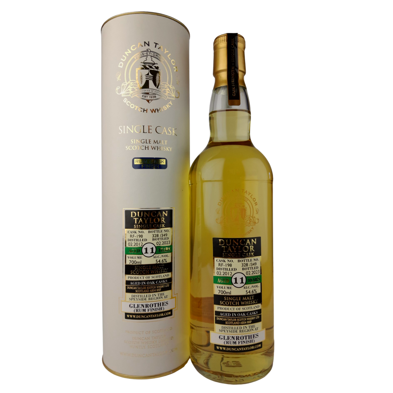 Duncan Taylor Single Cask Glenrothes 11 Year Old Rum Cask Finish