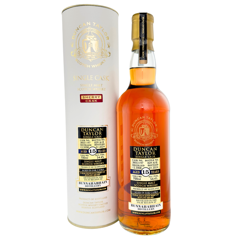 Duncan Taylor Single Cask Bunnahabhain 2008, 15 Year Old Sherry