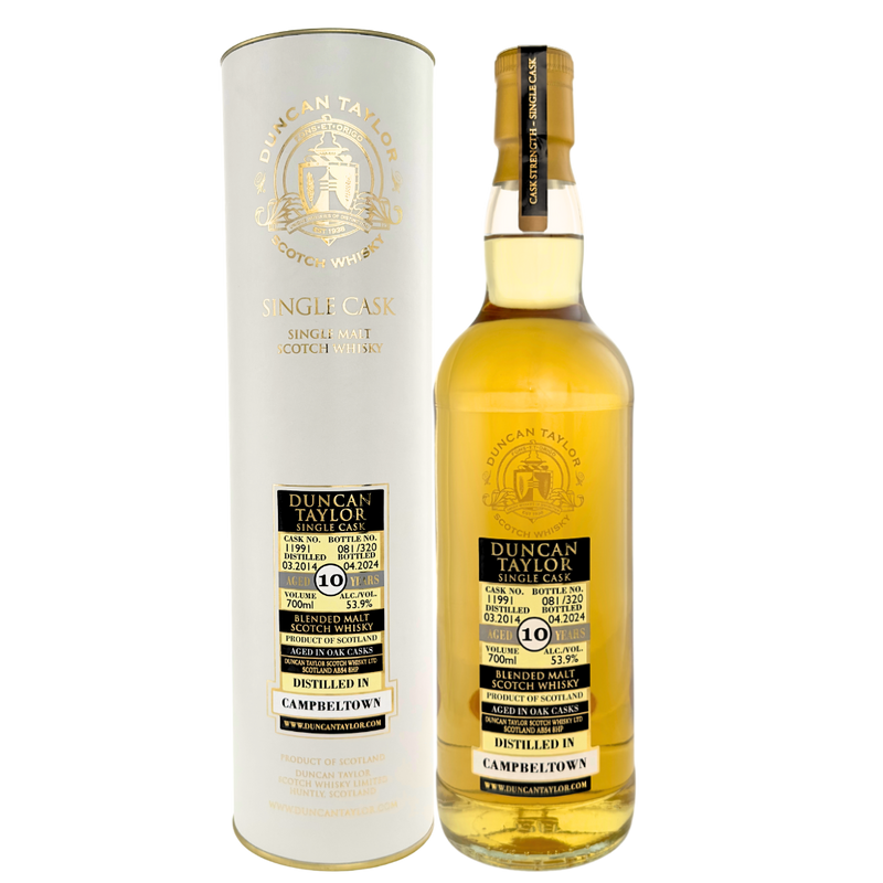 Duncan Taylor Single Cask Campbeltown Blend 2014, 10 Year Old