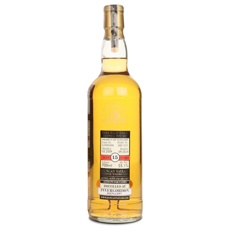 Duncan Taylor Rare Auld Grain Invergordon 2009, 15 Year Old