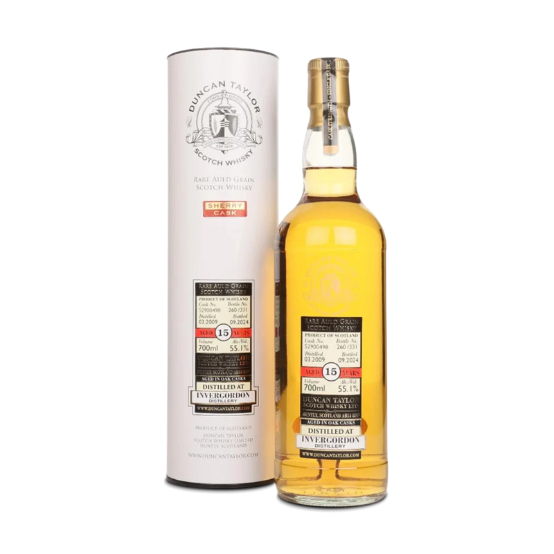 Duncan Taylor Rare Auld Grain Invergordon 2009, 15 Year Old