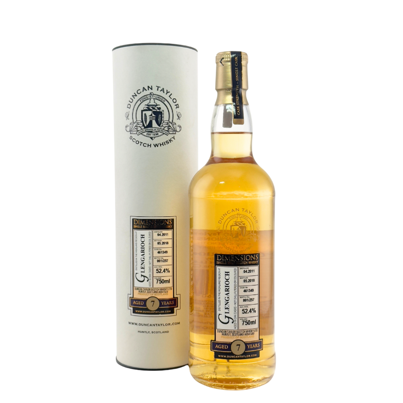 Glen Garioch 7 Year Old 2011 Dimensions