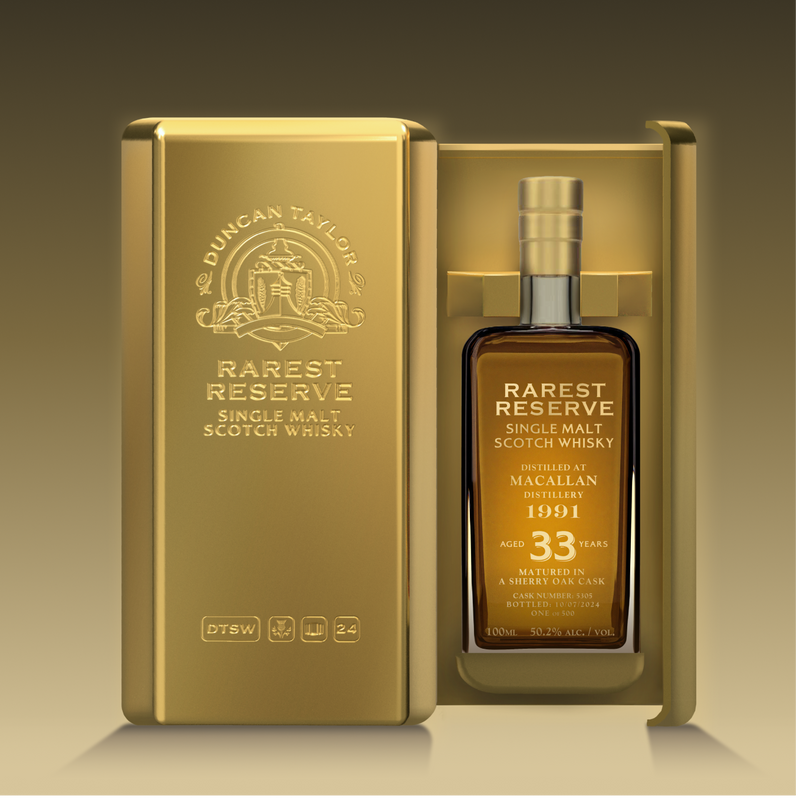 RAREST RESERVE MACALLAN 1991 AGED 33 YEARS