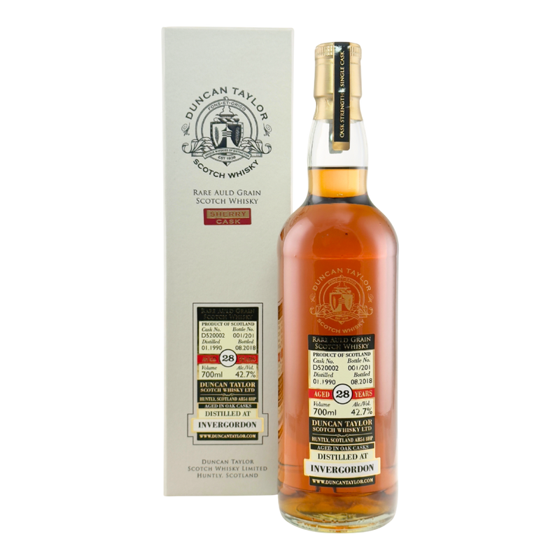 Invergordon 28 Year Old 1990 Rare Auld Grain