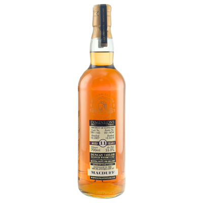 Macduff 11 Year Old Sherry 2007 Dimensions Cask Strength