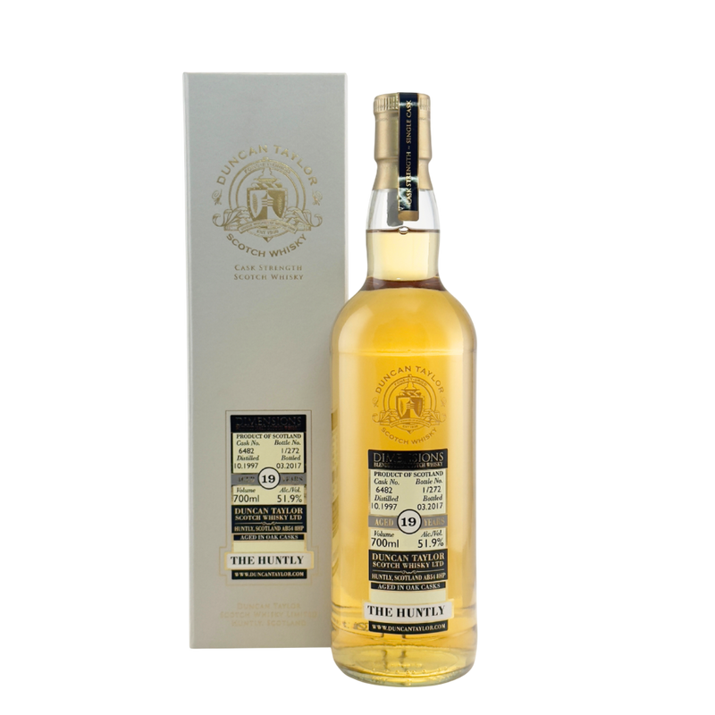 The Huntly 19 Year Old 1997 Dimensions