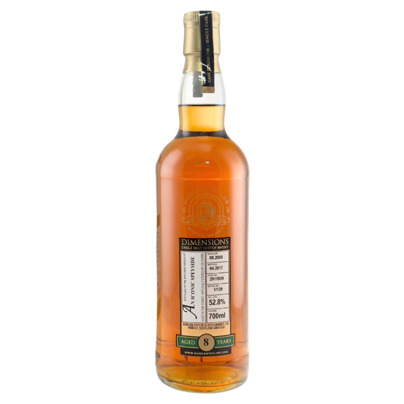 An Iconic Speyside 8 Year Old 2008 Dimensions Cask Strength
