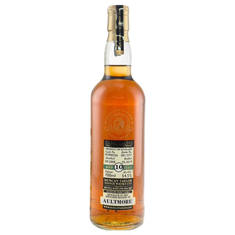 Aultmore 10 Year Old 2008 Dimensions