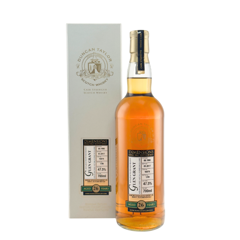 Glen Grant 26 Year Old 1990 Dimensions Cask Strength