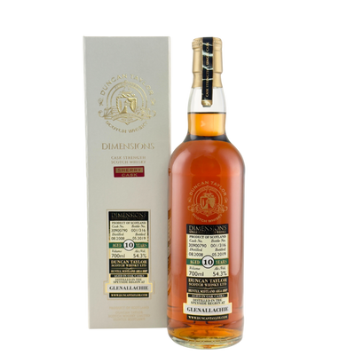 Glenallachie 10 Year Old 2008 Dimensions