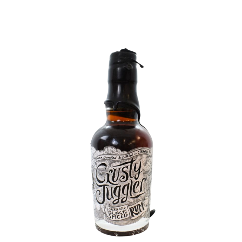 Crusty Juggler Black Spiced Rum Quarter Bottle