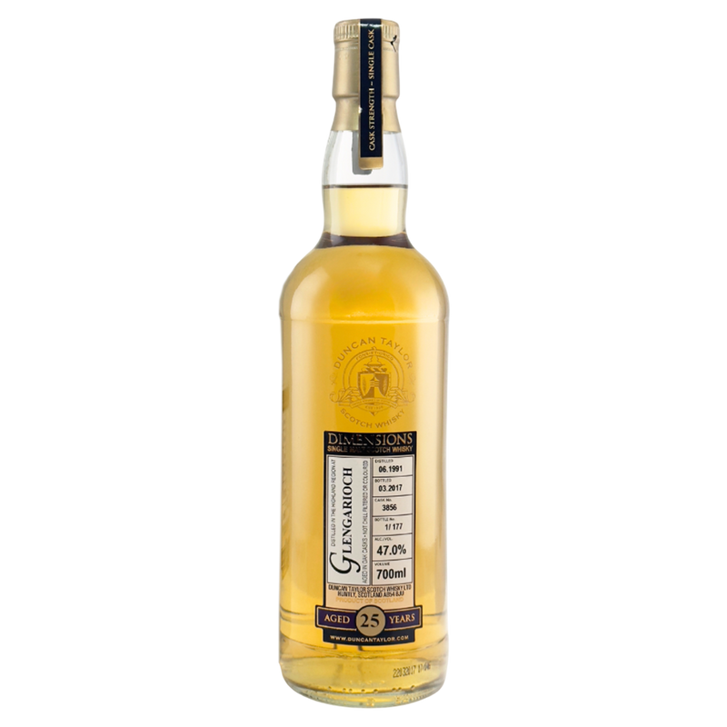 Glen Garioch 25 Year Old 1991 Dimensions