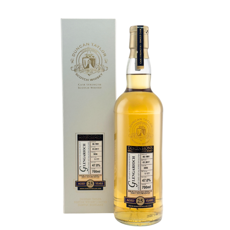 Glen Garioch 25 Year Old 1991 Dimensions