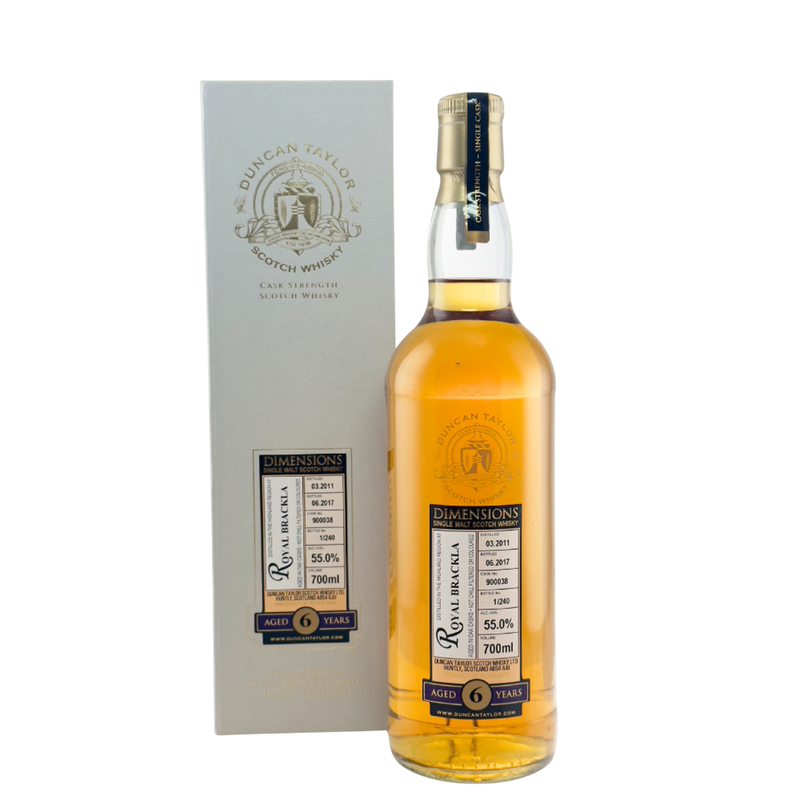 Royal Brackla 6 Year Old 2011 Dimensions