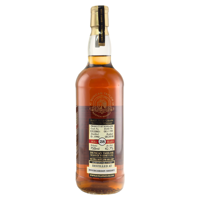 Invergordon Sherry 28 Year Old 1990 Rare Auld Grain