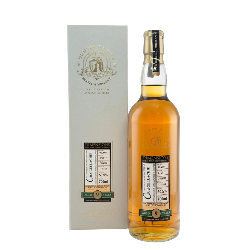 Craigellachie 9 Year Old 2008 Dimensions