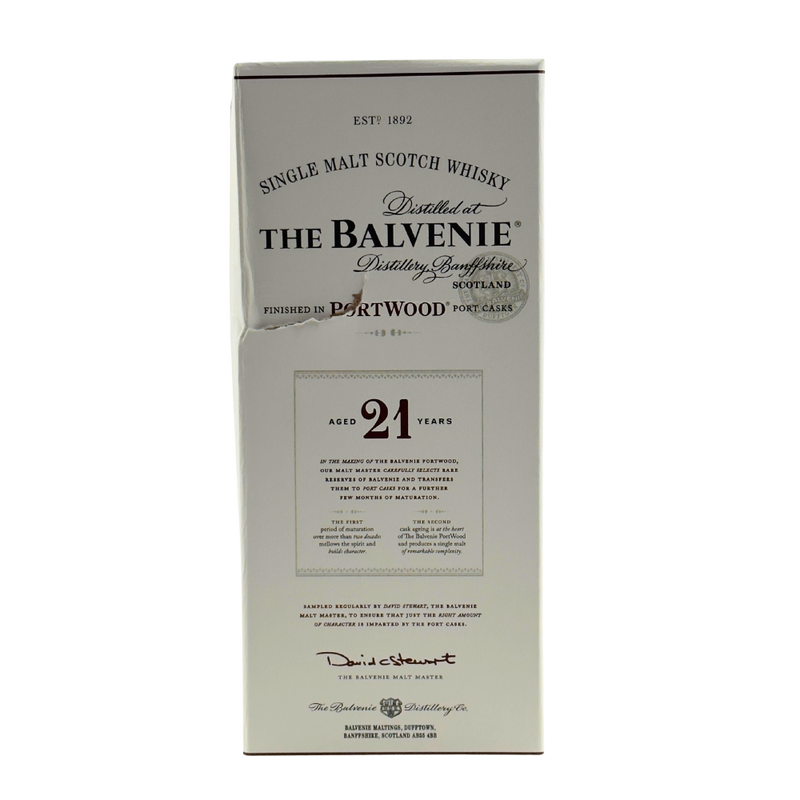 The Balvenie 21 Year Old PortWood - Imperfect