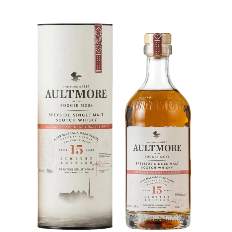 Aultmore 15 Year Old Ruby Marsala Finish