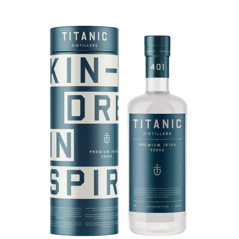Titanic Distillers Irish Vodka
