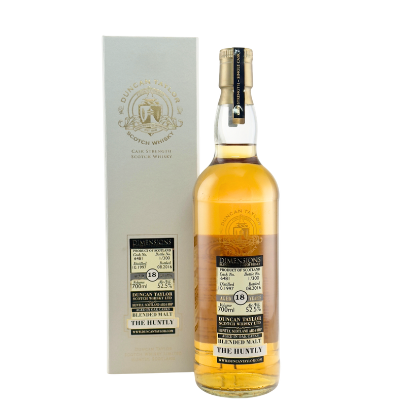 The Huntly 18 Year Old 1997 Dimensions