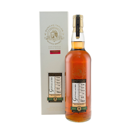 Glenallachie 8 Year Old 2008 Dimensions