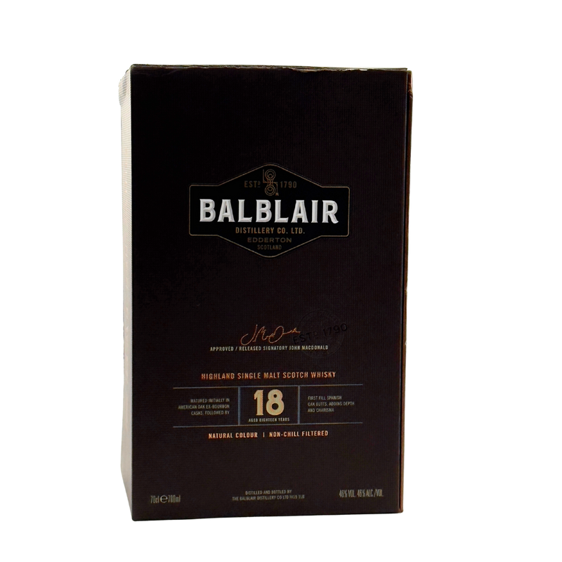 Balblair 18 Year Old - Imperfect