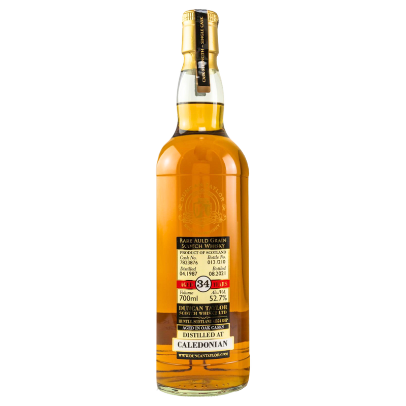 Rare Auld Grain Caledonian 1987 34 Year Old