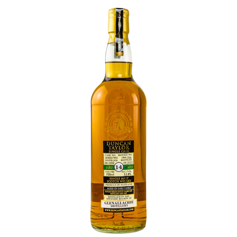 Duncan Taylor Single Cask Glenallachie 2008, 14 Year Old