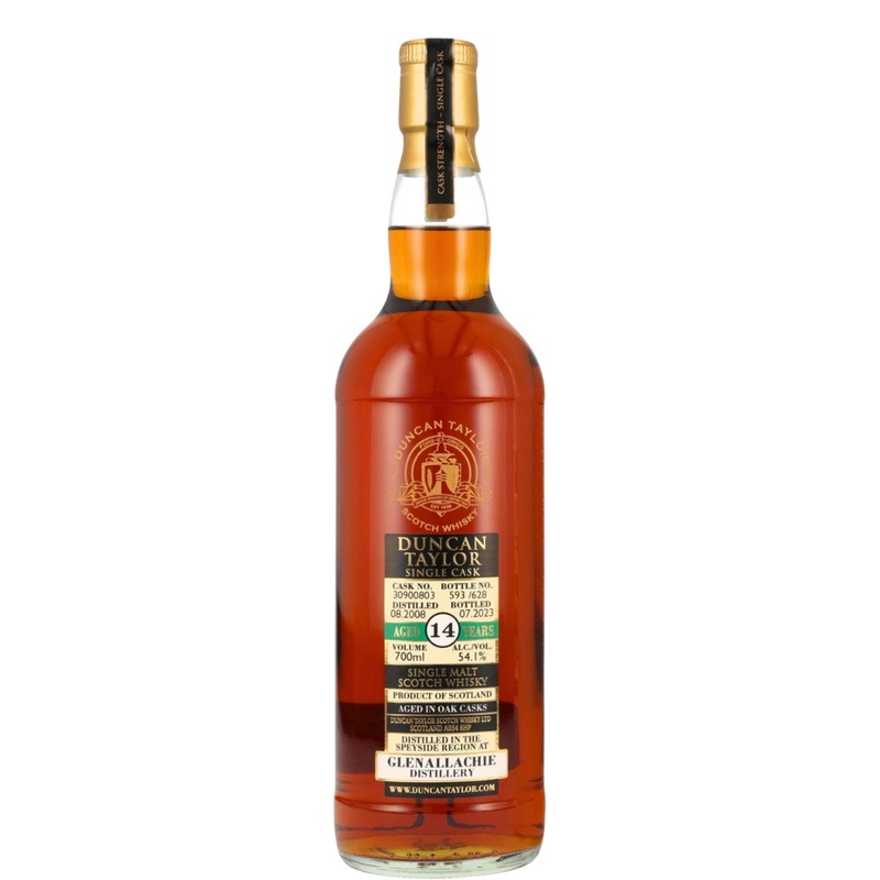 Duncan Taylor Single Cask Glenallachie 2008, 14 Year Old