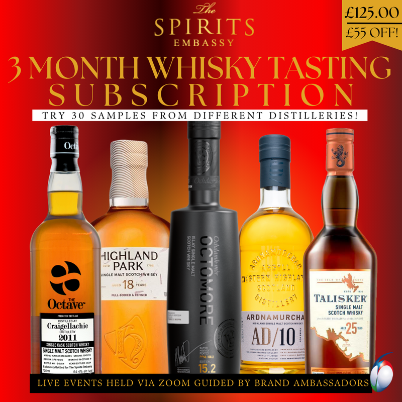 3 Month Whisky Tasting Subscription Jan- Mar 2025