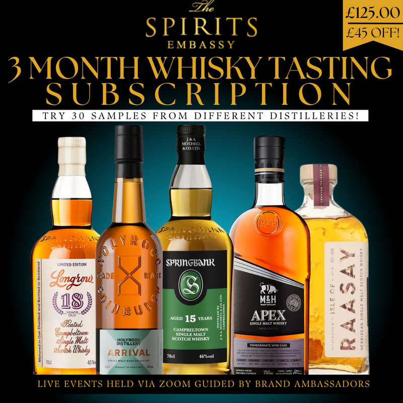 3 Month Whisky Tasting Subscription Oct - Dec 2024 - Springbank Edition