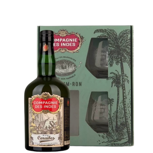 Compagnie Des Indes Caraibes Rum Glass Gift Set