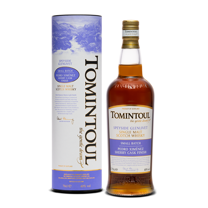 Tomintoul Small Batch Pedro Ximenez Sherry Cask Finished