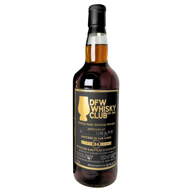 DFW WHISKY CLUB GLEN GRANT 34 YEAR OLD 2024