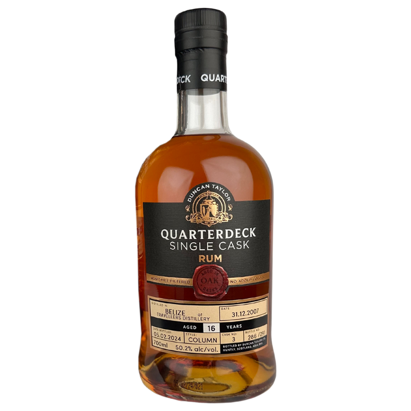 Quarterdeck Single Cask Rum Belize, 16 Year Old