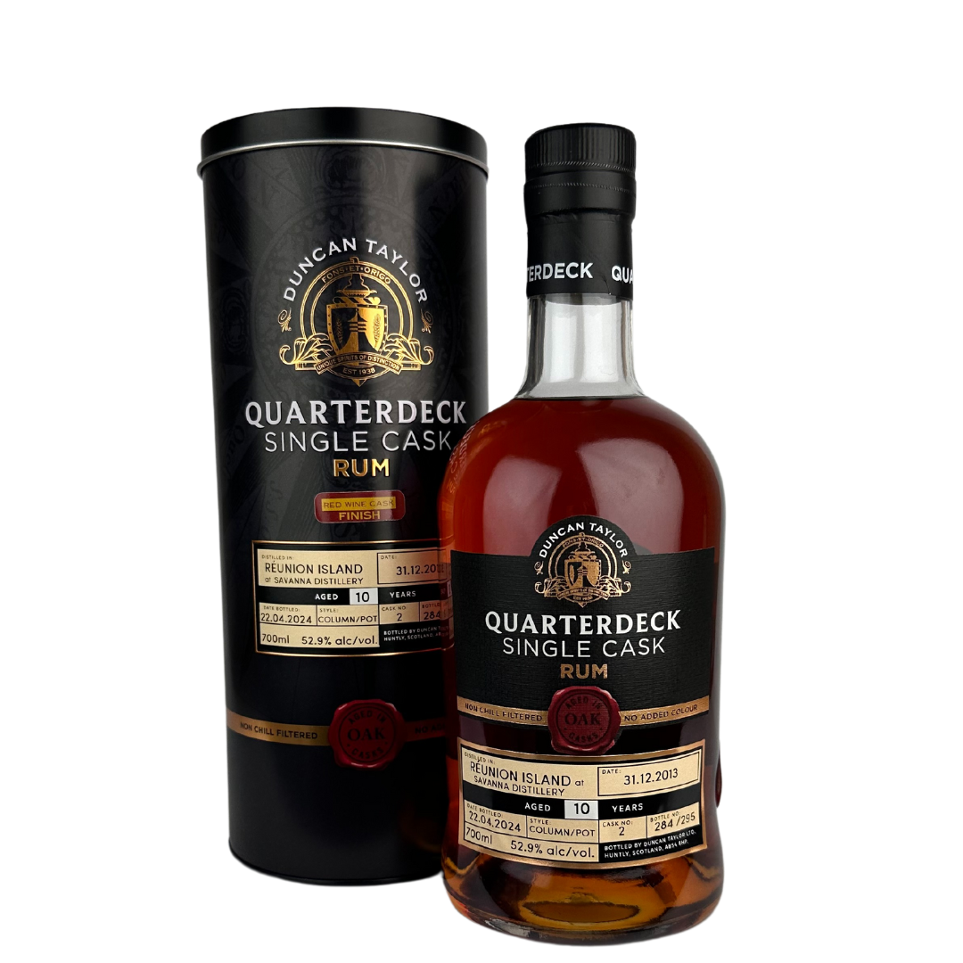 Quarterdeck Single Cask Rum Reunion Island, 10 Year Old – The Spirits ...