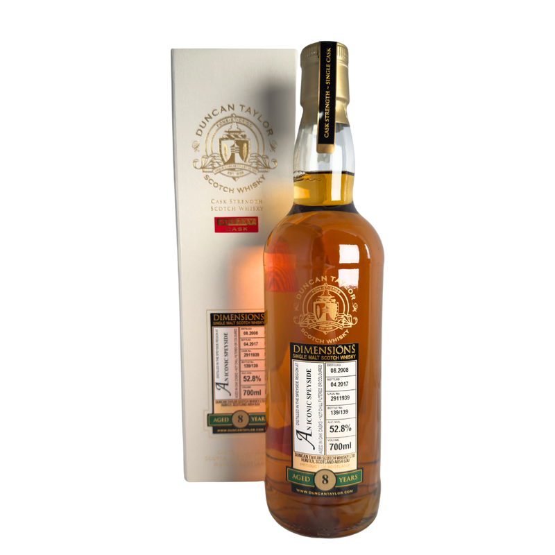 Dimensions Cask Strength An Iconic Speyside 2008, 8 Year Old