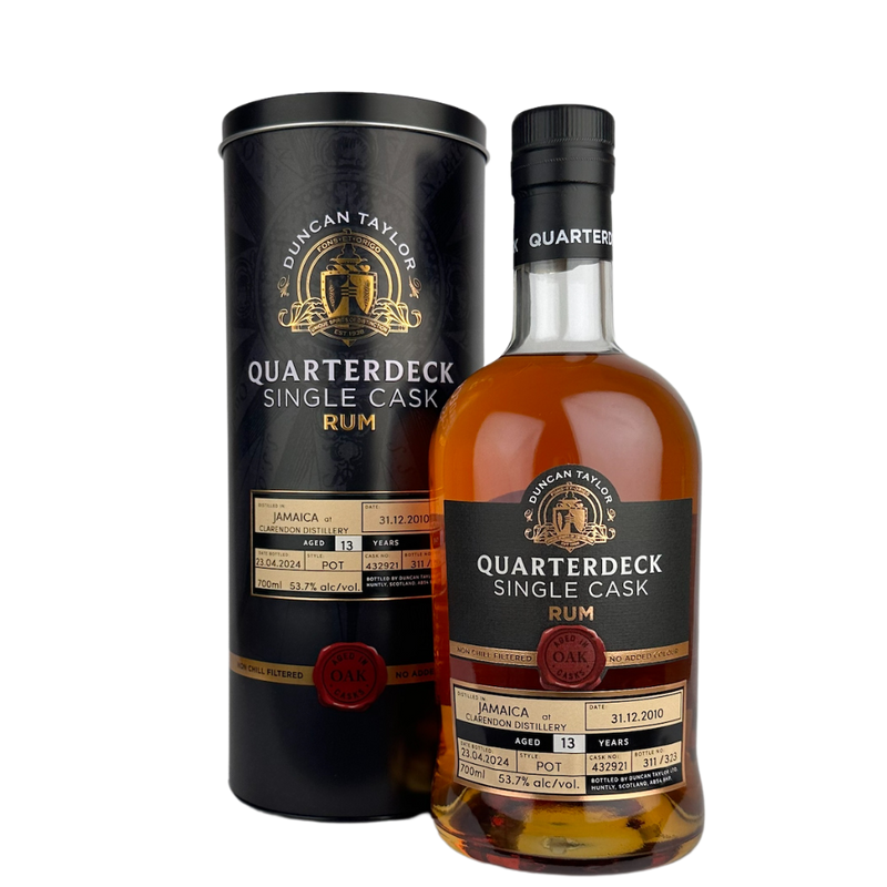 Quarterdeck Single Cask Rum Jamaica, 13 Year Old