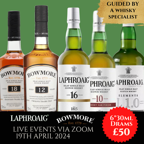 An Evening with Bowmore and Laphroaig - Whisky Tasting