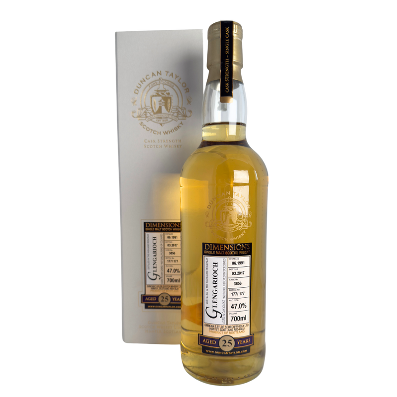 Dimensions Cask Strength Glen Garioch 1991, 25 Year Old