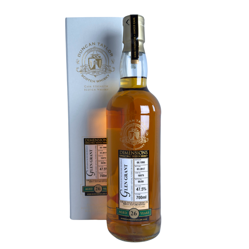 Dimensions Cask Strength Glen Grant 1990, 26 Year Old