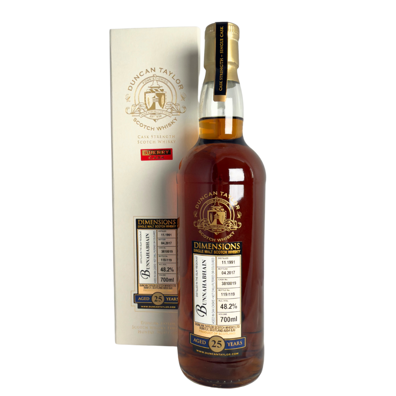 Dimensions Cask Strength Bunnahabhain Sherry 1991