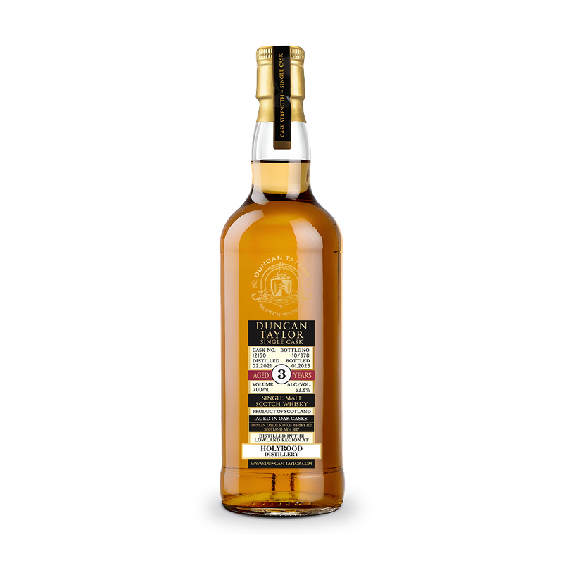 Duncan Taylor Single Cask Holyrood 2021, 3 Year Old 53.6%