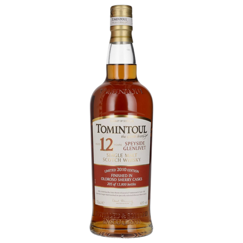 Tomintoul 12 Year Old Oloroso Limited 2010 Edition