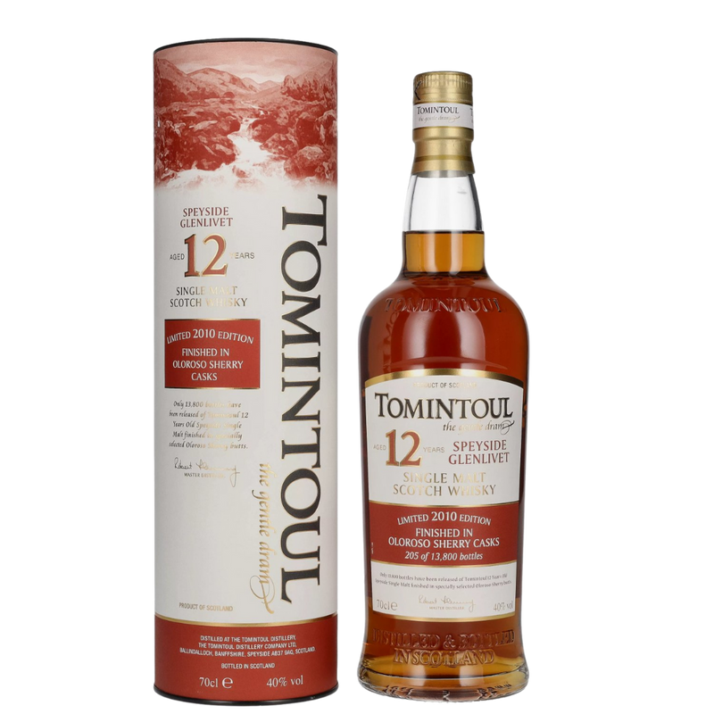 Tomintoul 12 Year Old Oloroso Limited 2010 Edition